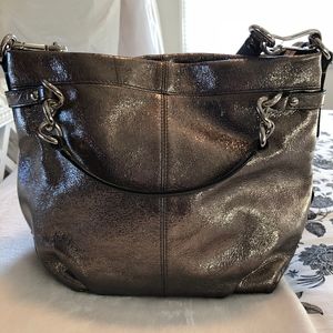 AUTHENTIC COACH Brooke Hobo Leather Bag